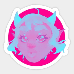Cupid’s Sweet Demon Sticker